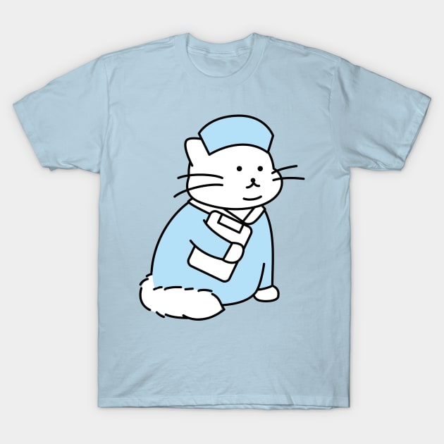 Kitty Cat Nurse T-Shirt by Attapet Original